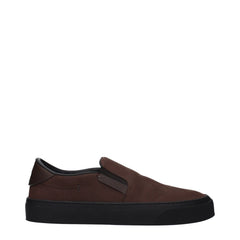 Moncler Bruine Leren Instappers