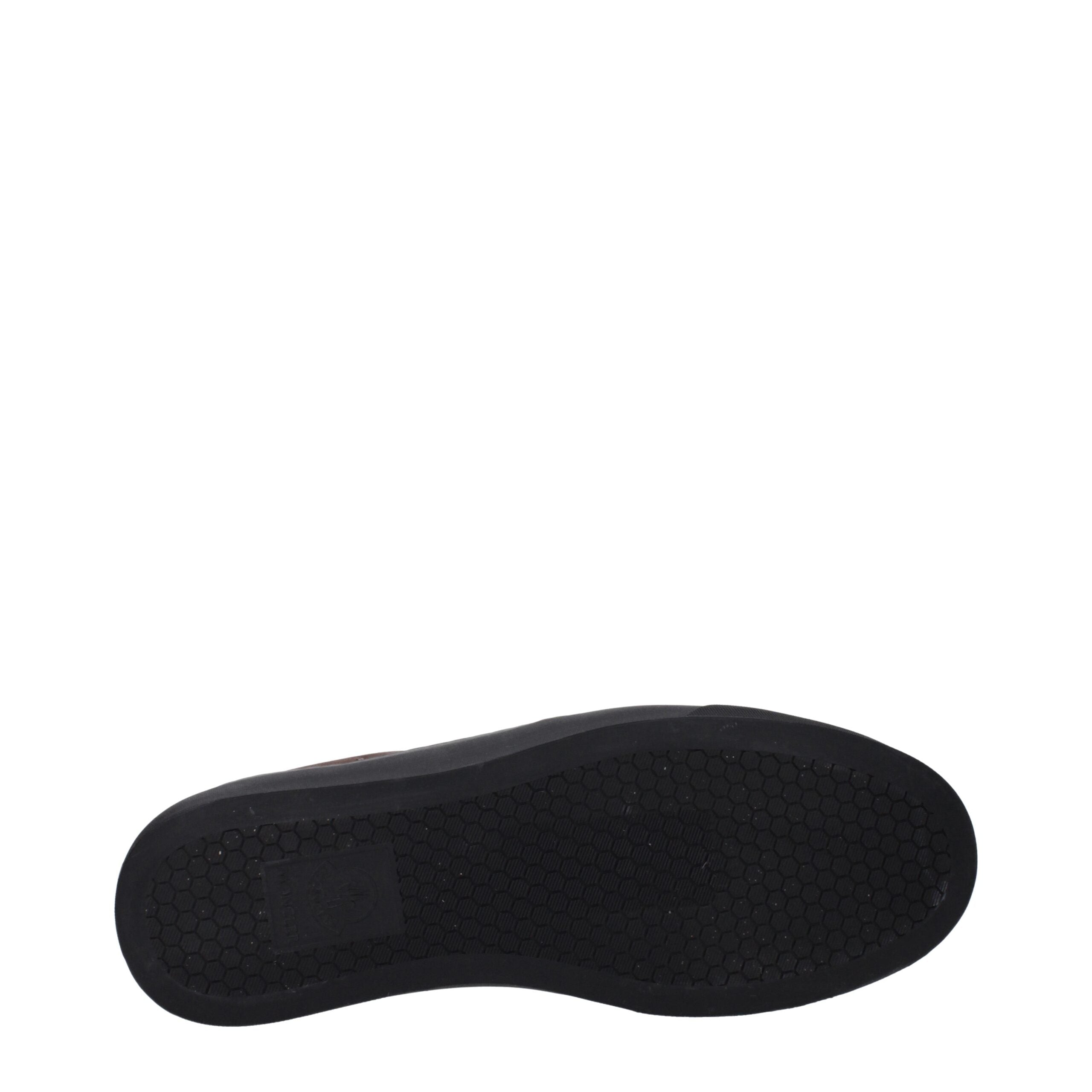 Moncler Bruine Leren Instappers
