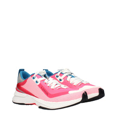 Lanvin Roze Stoffen Atletische Sneakers