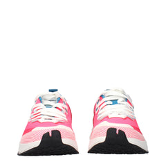 Lanvin Roze Stoffen Atletische Sneakers