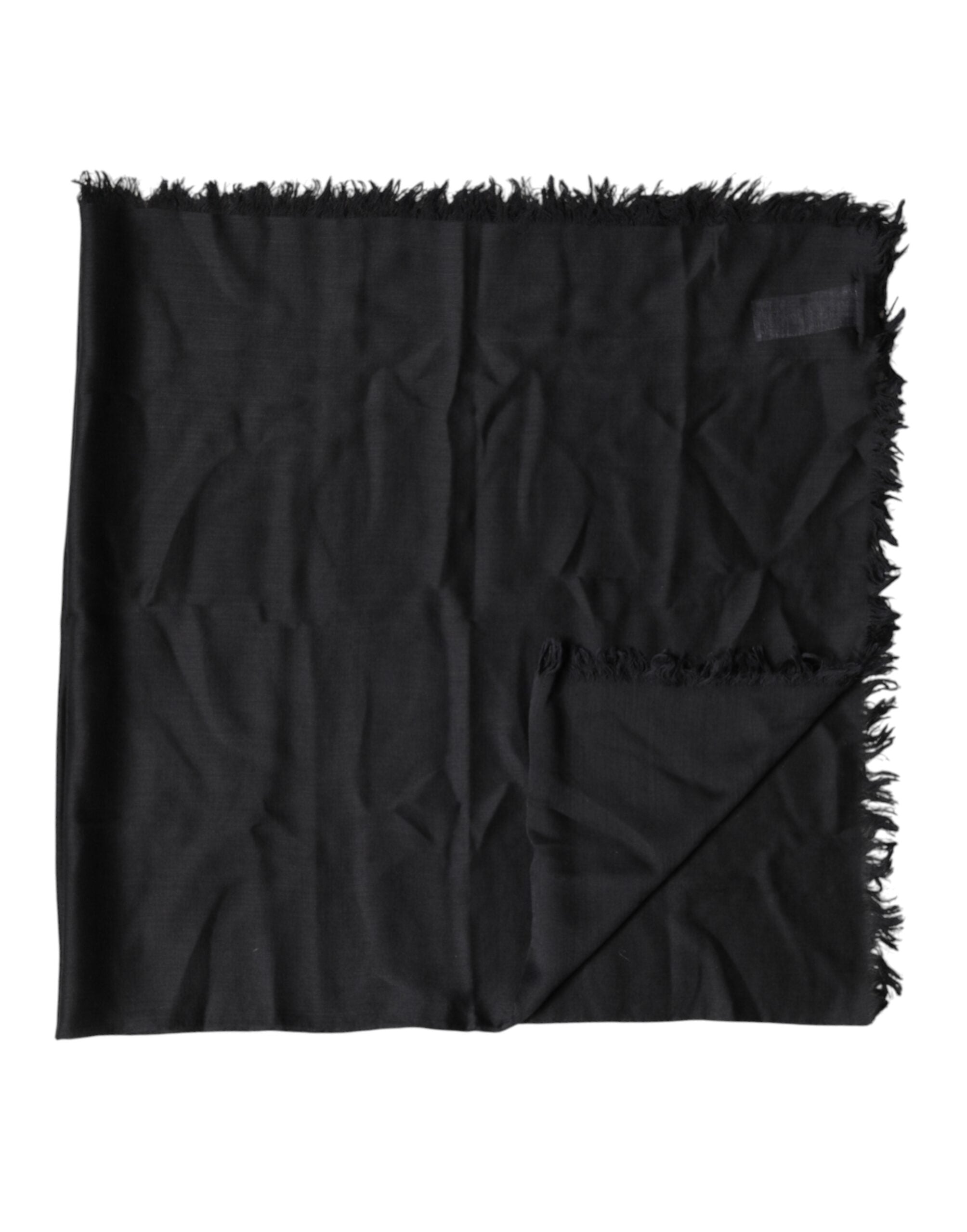 Dolce & Gabbana Schwarzer Spitzen-Stolen-Halstuch Schal