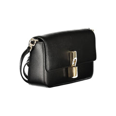 Furla Nero Leren Dames Handtas
