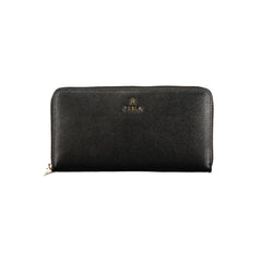 Furla Damenportemonnaie aus schwarzem Leder