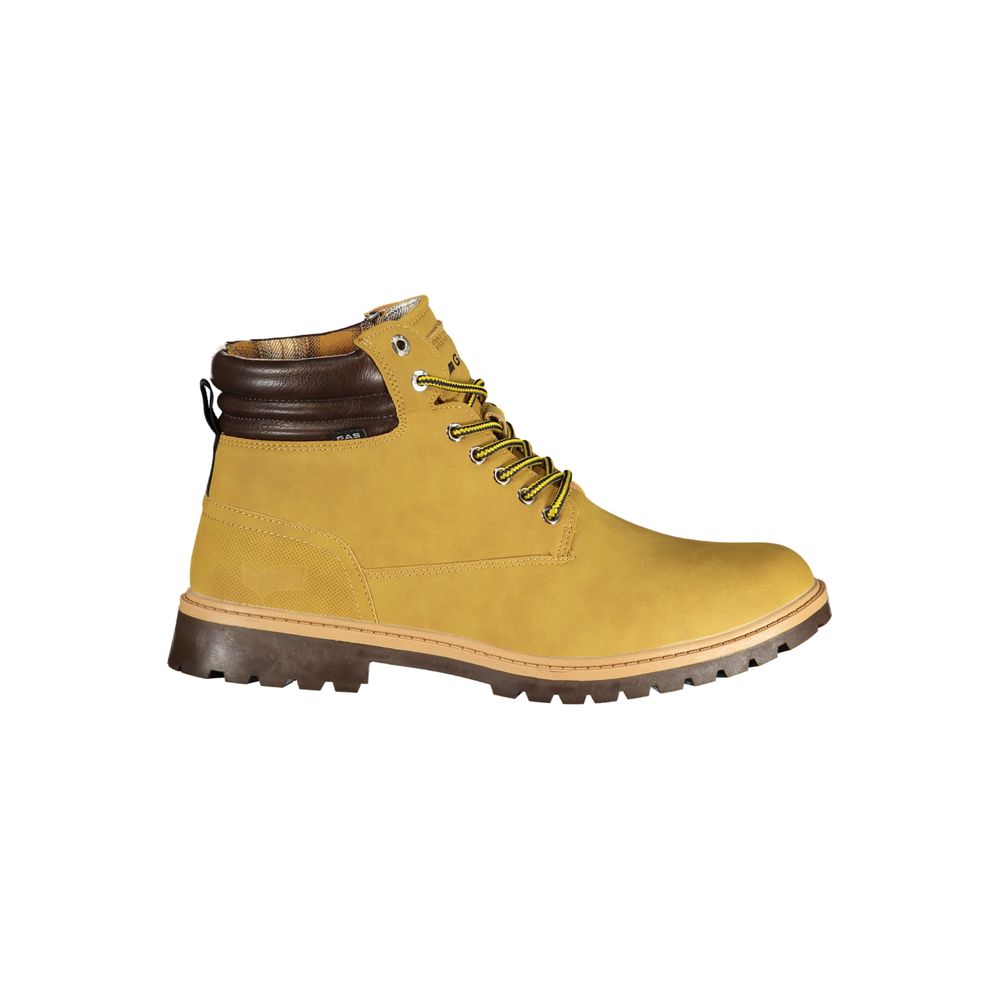 Gas Beige Polyurethan Herren-Stiefelette