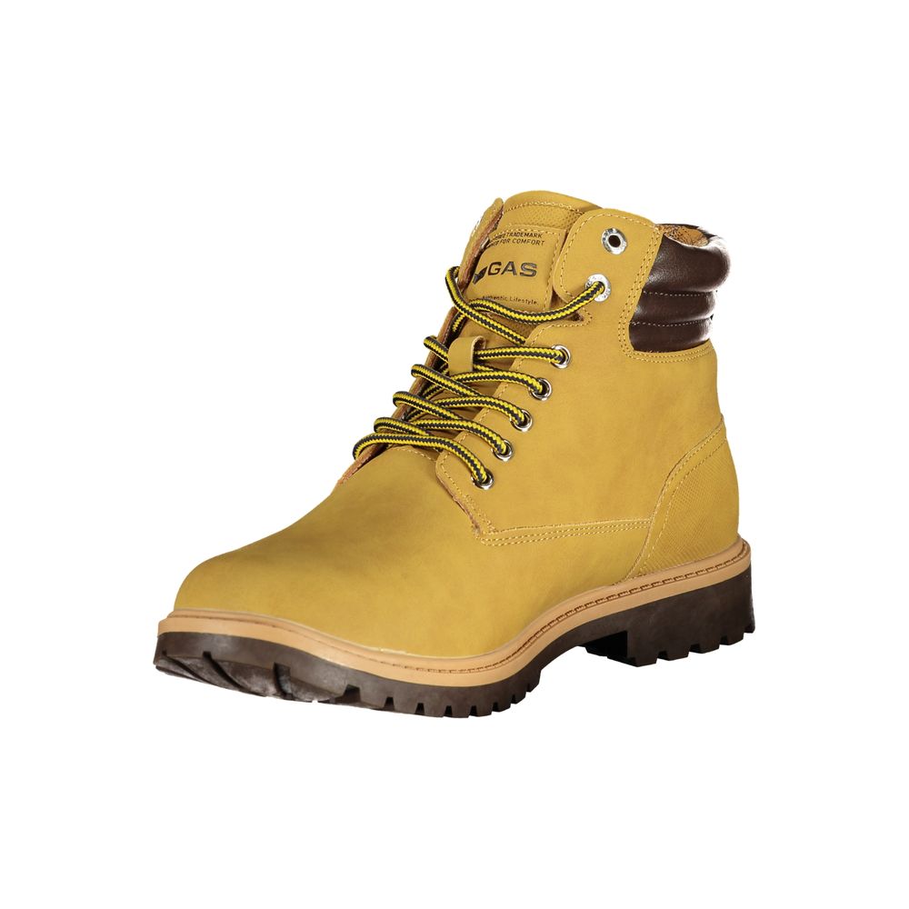 Gas Beige Polyurethan Herren-Stiefelette