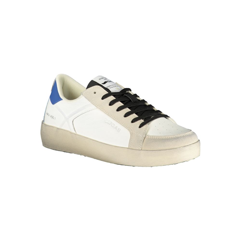 Gas White Polyurethan Herren-Sneaker