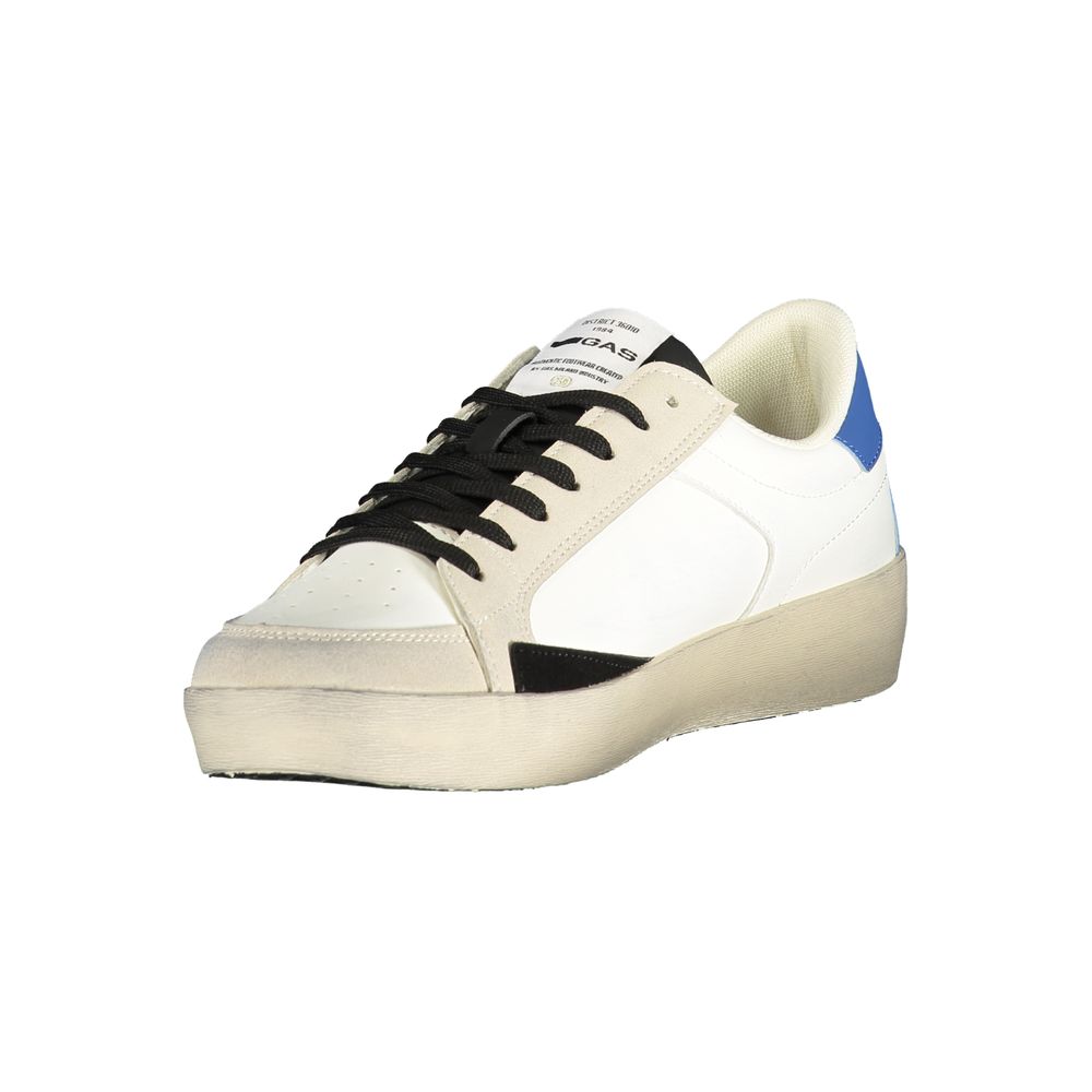 Gas White Polyurethan Herren-Sneaker