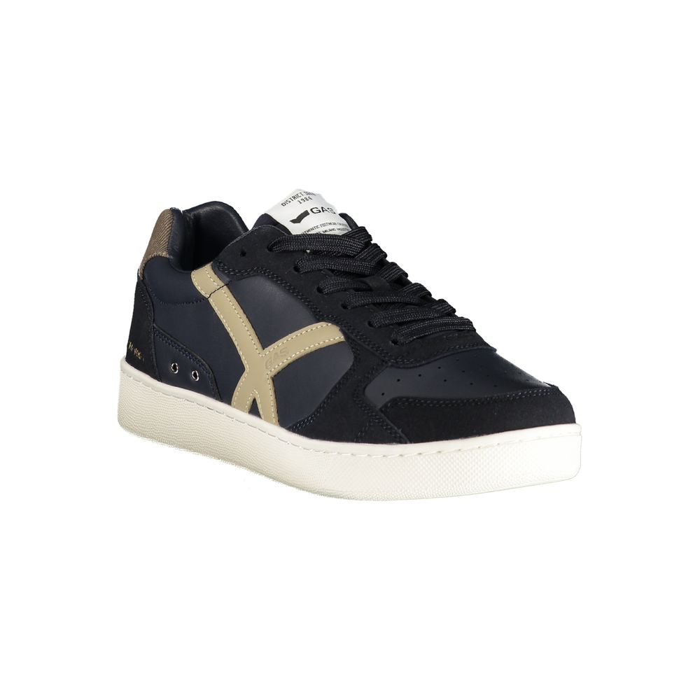 Gas Blau Polyurethan Herren Sneaker