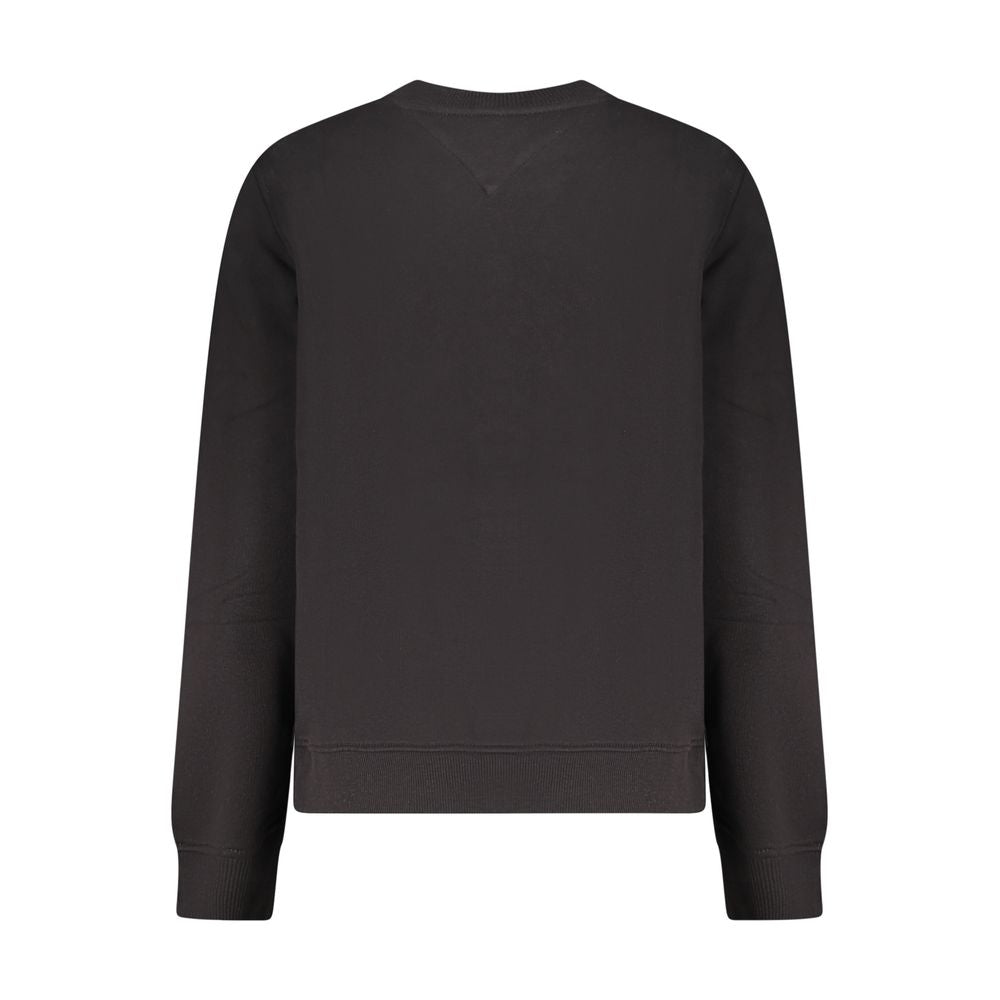 Tommy Hilfiger Damen-Sweatshirt aus schwarzer Baumwolle