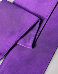 Dolce & Gabbana Violettes Seiden-Foulard mit Fransen