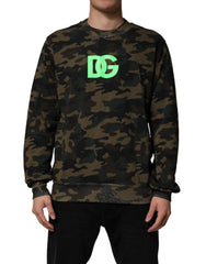 Dolce & Gabbana Herren-Sweatshirt mit Tarnmuster in mehreren Farben