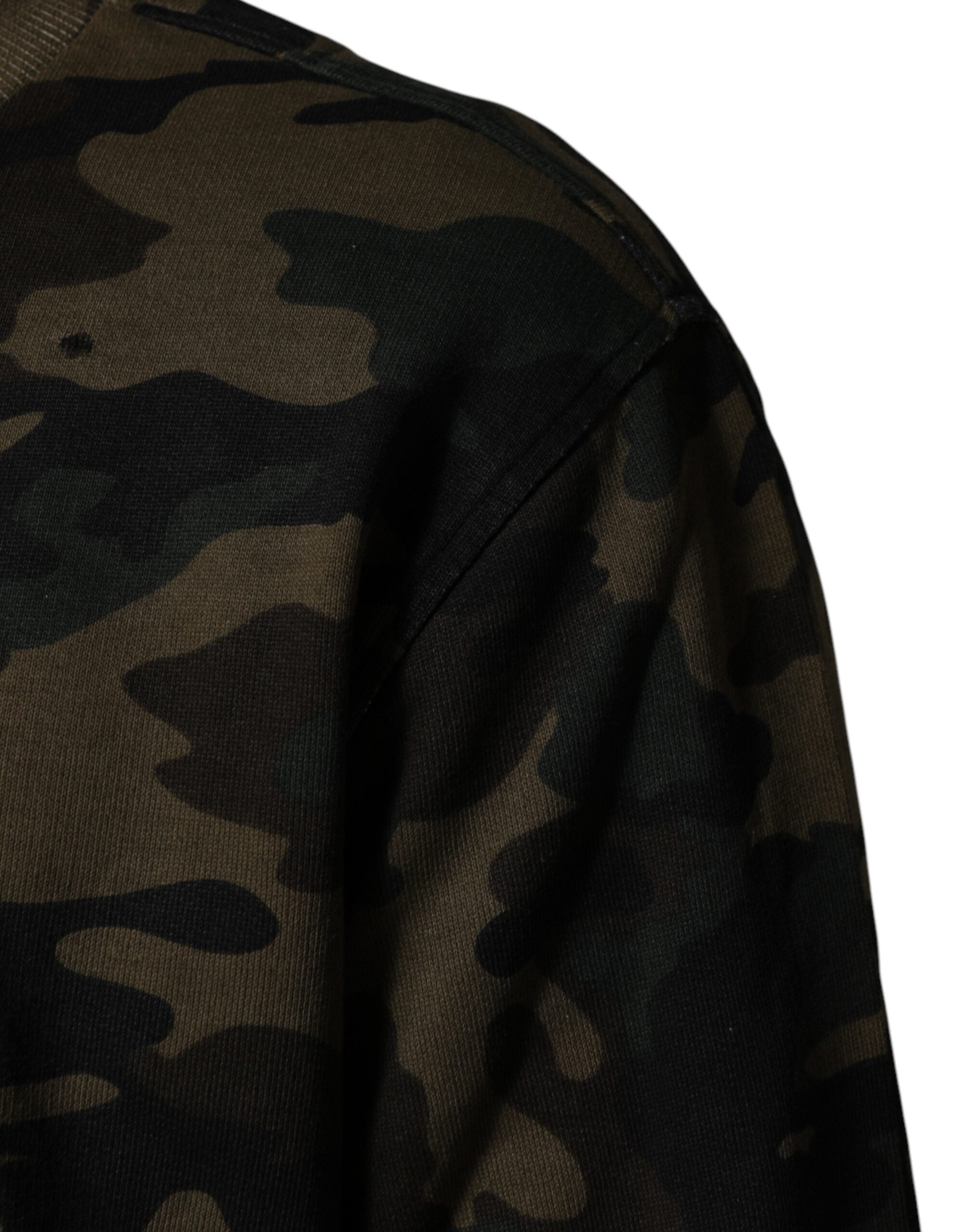 Dolce & Gabbana Herren-Sweatshirt mit Tarnmuster in mehreren Farben