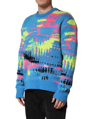 Dolce & Gabbana Multicolor Ronde Hals Pullover Sweater voor Heren