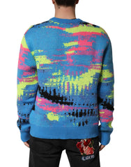 Dolce & Gabbana Multicolor Ronde Hals Pullover Sweater voor Heren