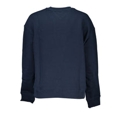 Tommy Hilfiger Blaues Baumwoll-Damen-Sweatshirt