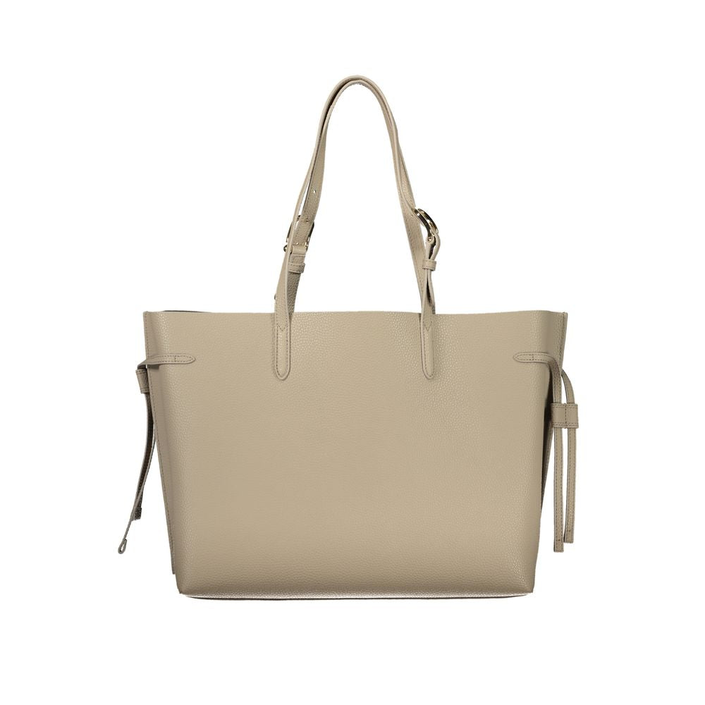 Furla Beige Leder Damen Handtasche