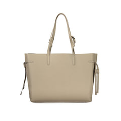 Furla Beige Leder Damen Handtasche
