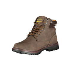 Gas Marrone Polyurethaan Heren Sneaker Boot