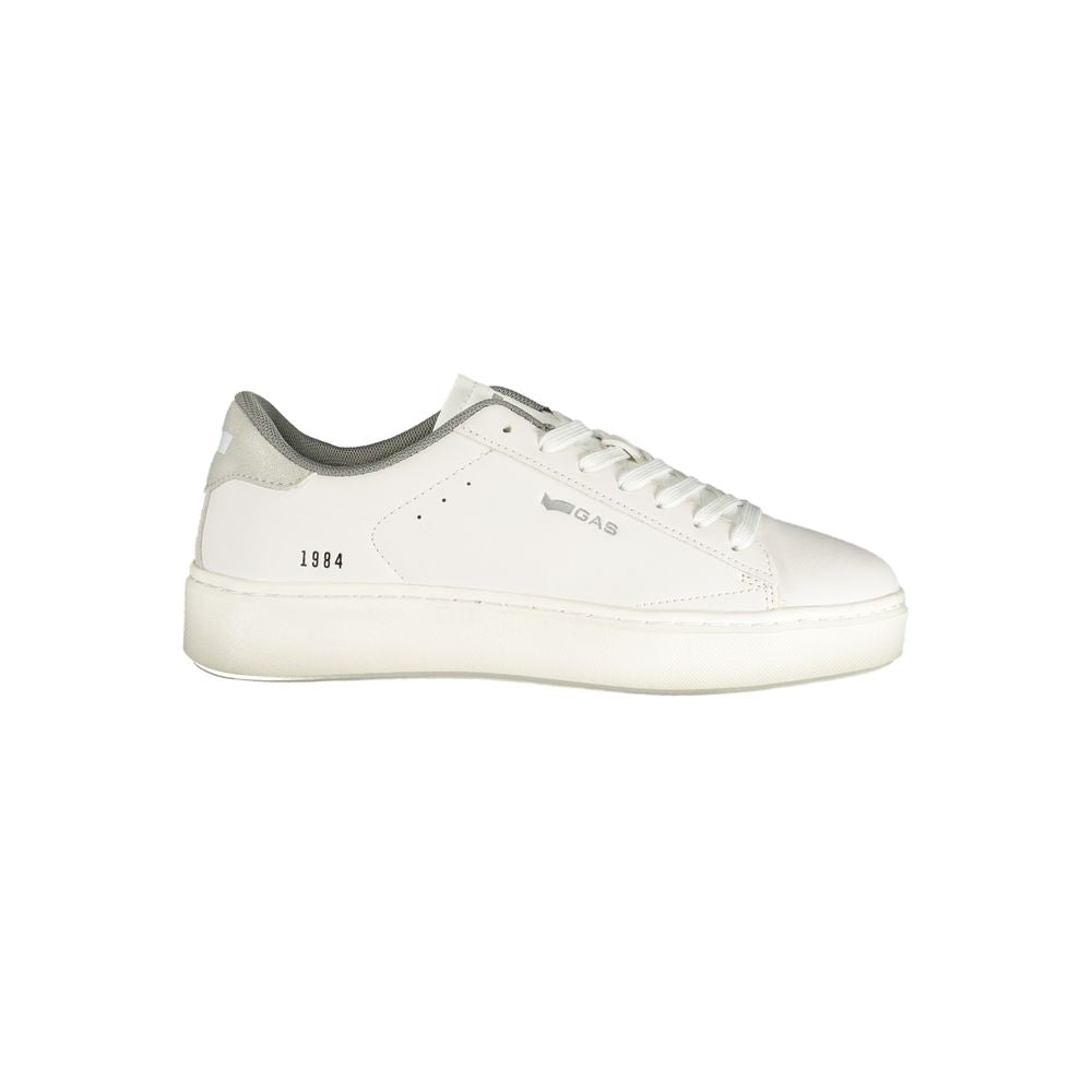 Gas Bianco Polyurethan Damen Sneaker