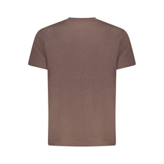 Tommy Hilfiger Brown Cotton Men's T-Shirt