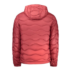 Norwegen 1963 Rote Polyamid Herrenjacke