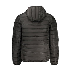 Accademia Militare Schwarze Polyester Herrenjacke