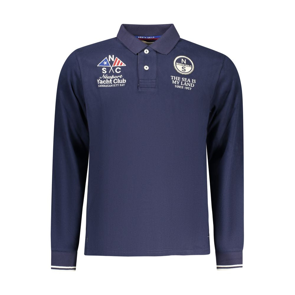 North Sails Herren-Poloshirt aus Baumwolle, Blau