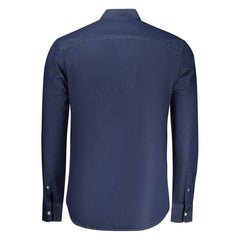 North Sails Blauw Katoenen Herenoverhemd