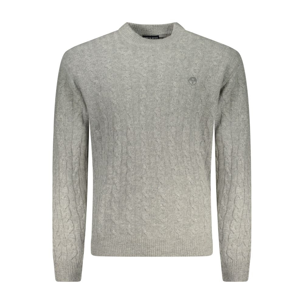 North Sails Grauer Polyamid Herrenpullover
