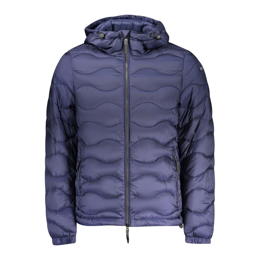 Norwegen 1963 Blaue Polyamid Herrenjacke