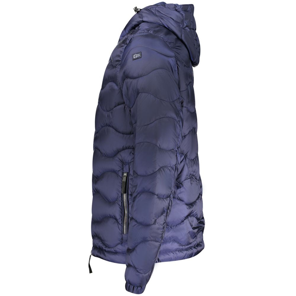 Norwegen 1963 Blaue Polyamid Herrenjacke