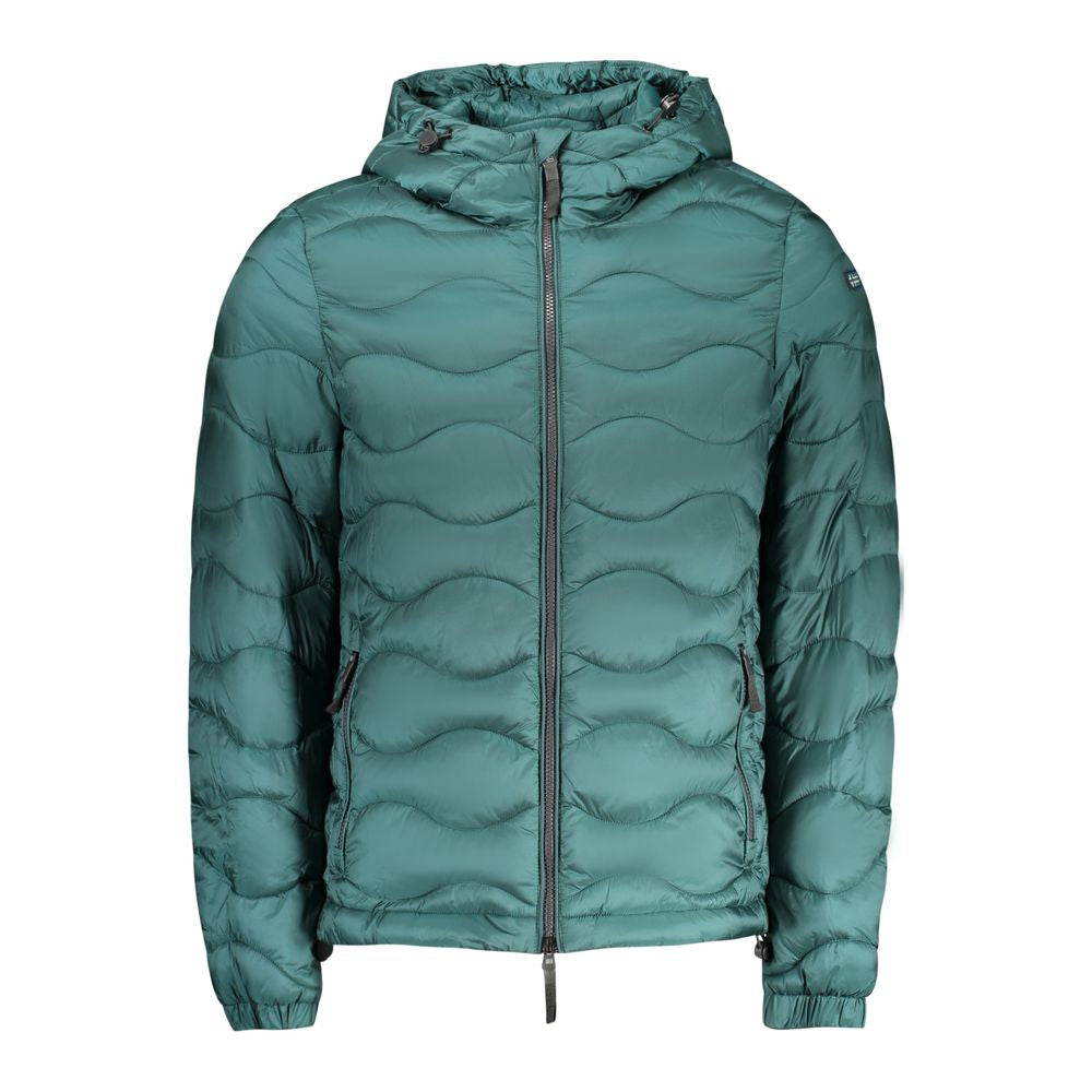 Norway 1963 Grüne Polyamid Herrenjacke