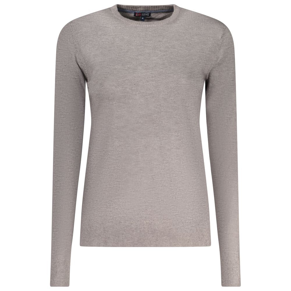Norway 1963 Grigio Viskose Damen T-Shirt