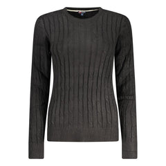 Noorwegen 1963 Zwarte Viscose Dames sweater