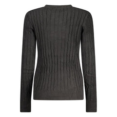 Noorwegen 1963 Zwarte Viscose Dames sweater