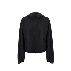 Y-3 Schwarze Polyamid-Shell-Jacke