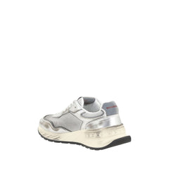 Dsquared² White Calf Leather Bos Taurus Athletic Sneakers