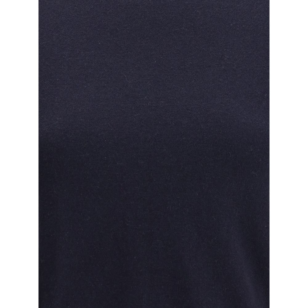 Extreme Cashmere blaues Baumwoll-T-Shirt