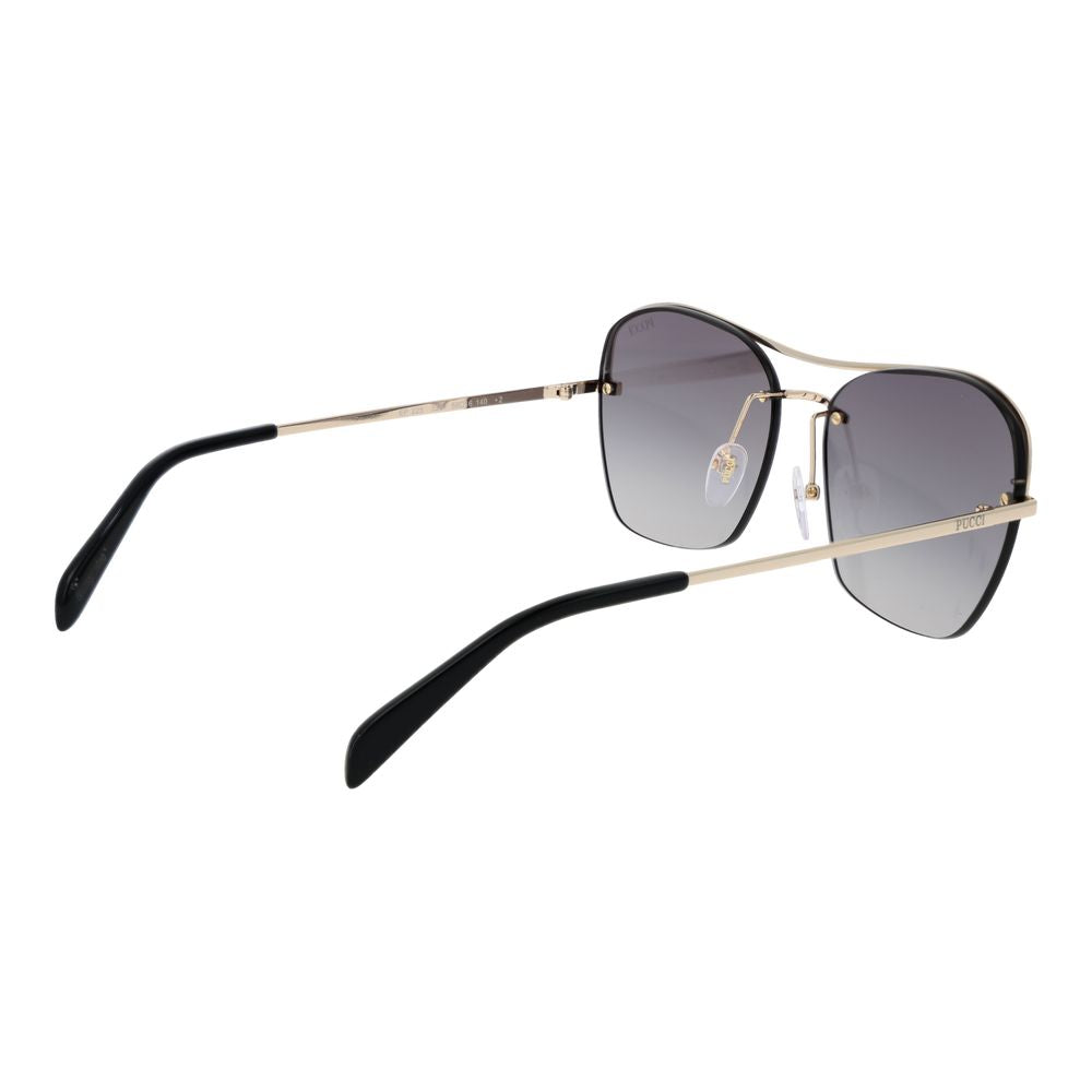 Emilio Pucci Sonnenbrille aus Goldmetall
