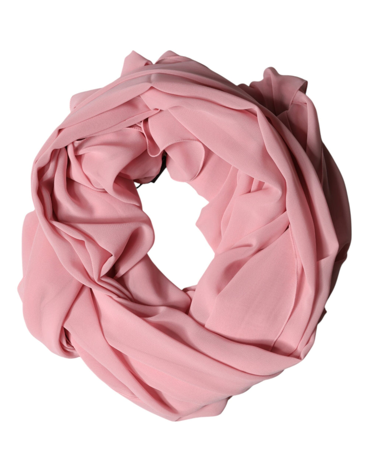Dolce & Gabbana Rosa Seide Stola Halswickel Schal Herren