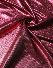 Dolce & Gabbana Metallic Roze Zijden Vierkante Foulard Sjaal