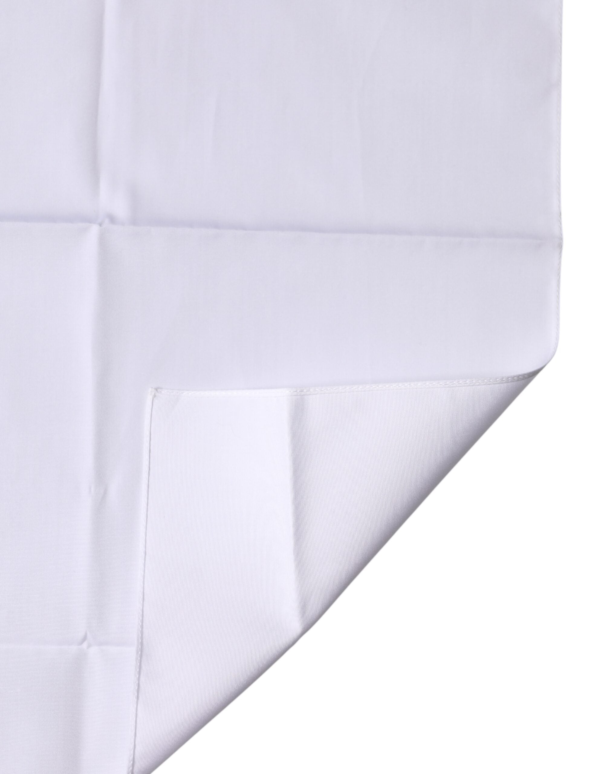 Dolce & Gabbana Weißes Seiden-Spitzenstola Quadratisches Foulard Halstuch