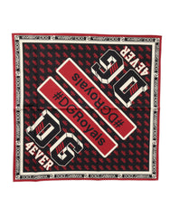 Dolce & Gabbana Mehrfarbiger #DGRoyals Quadratischer Foulard Schal 50cm x 49,5cm