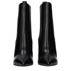 Valentino Garavani Black Leather Ankle Boots