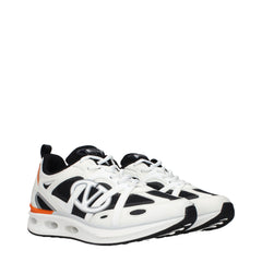 Valentino Garavani Witte Stoffen Atletische Sneakers