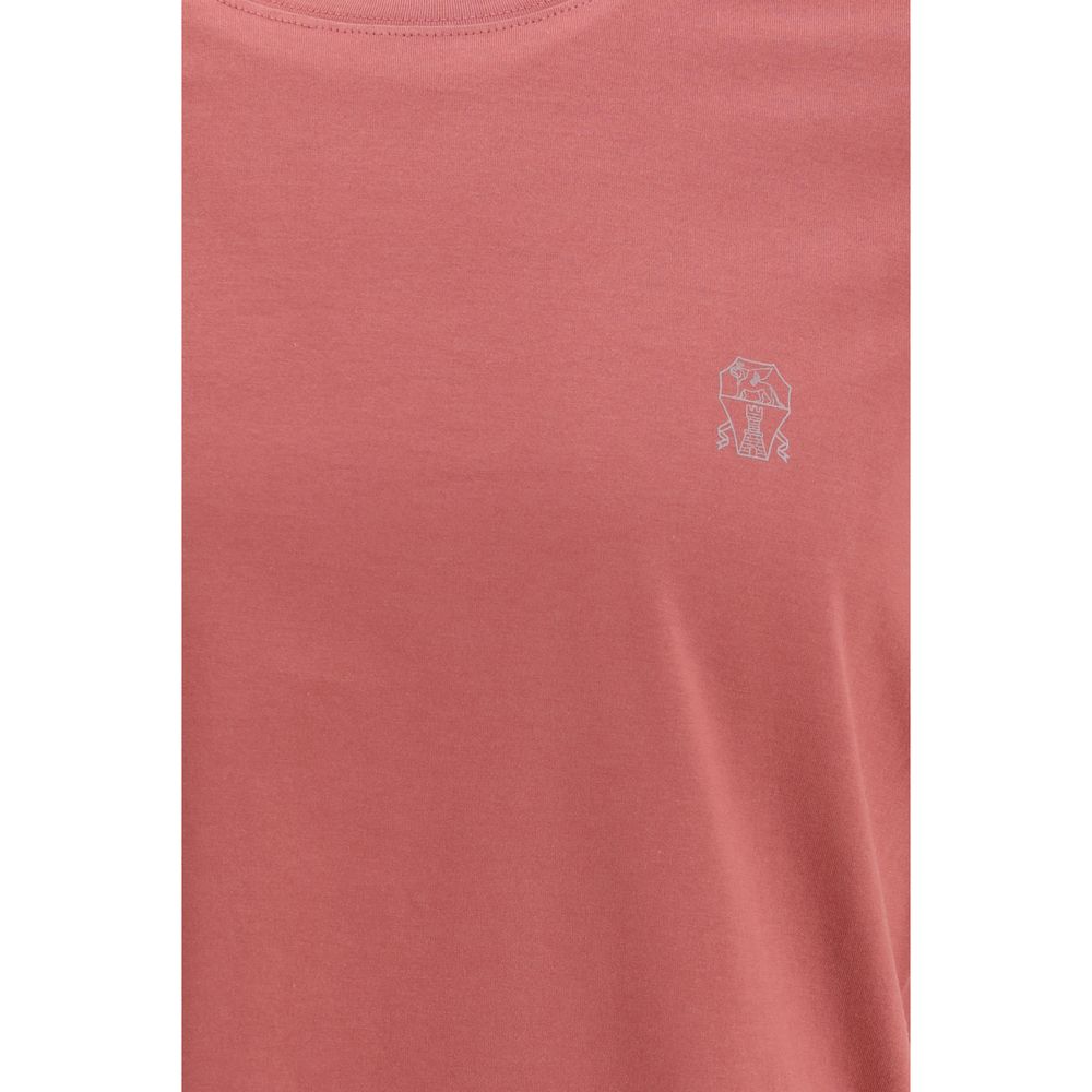Brunello Cucinelli Mehrfarbiges Baumwoll-T-Shirt