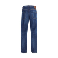 Dsquared² blauwe slim fit jeans van katoen