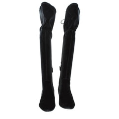 Prada Black Velvet Over The Knee