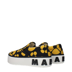 Marni Blauwe stoffen instaploafers