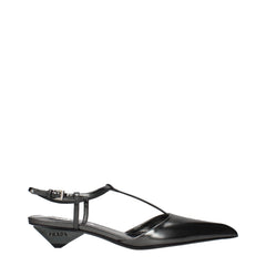 Prada Sandalen aus grauem Leder